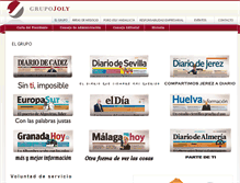 Tablet Screenshot of grupojoly.com